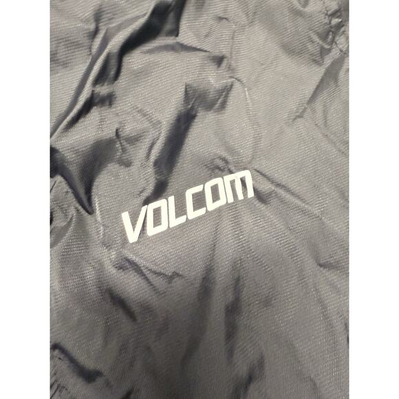 Volcom Windbreaker Jacket Medium Black/Camo x Cheetah Water-Resistant Hood 600MM - Picture 4 of 13